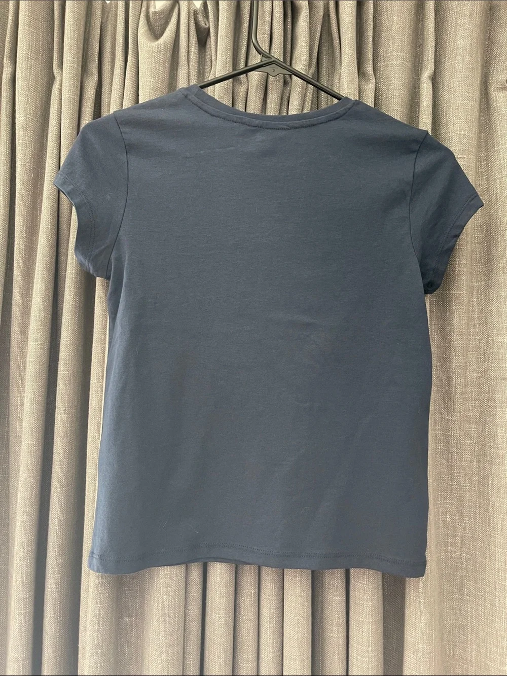 GAP Navy Tee with Bright Pink Logo